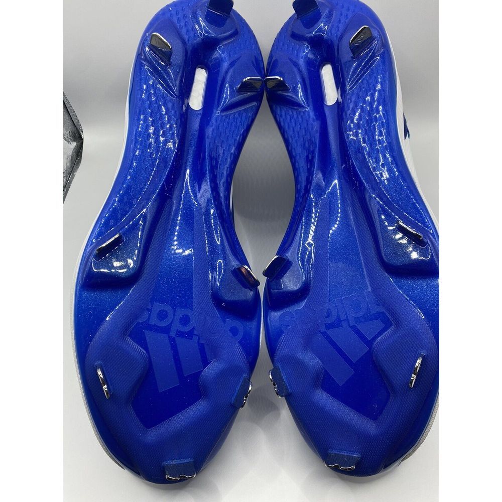 Adidas Men's Icon 7  Boost Royal Blue White Baseball Metal Cleats S23849 Size 12 - Picture 8 of 16